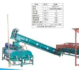 6SD2-4型紅薯淀粉加工機器各部分的作用是什么呢？